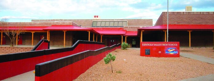 Española School District officials are planning to construct a new high school to replace the current Española Valley High School building, which was opened in 1975.