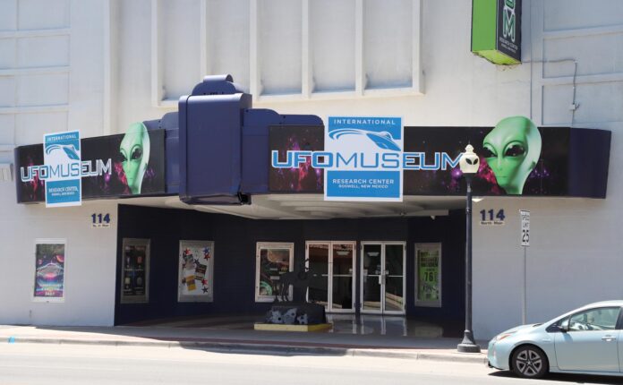 The International UFO Museum and Research Center and Gift Shop at 114 N. Main St.