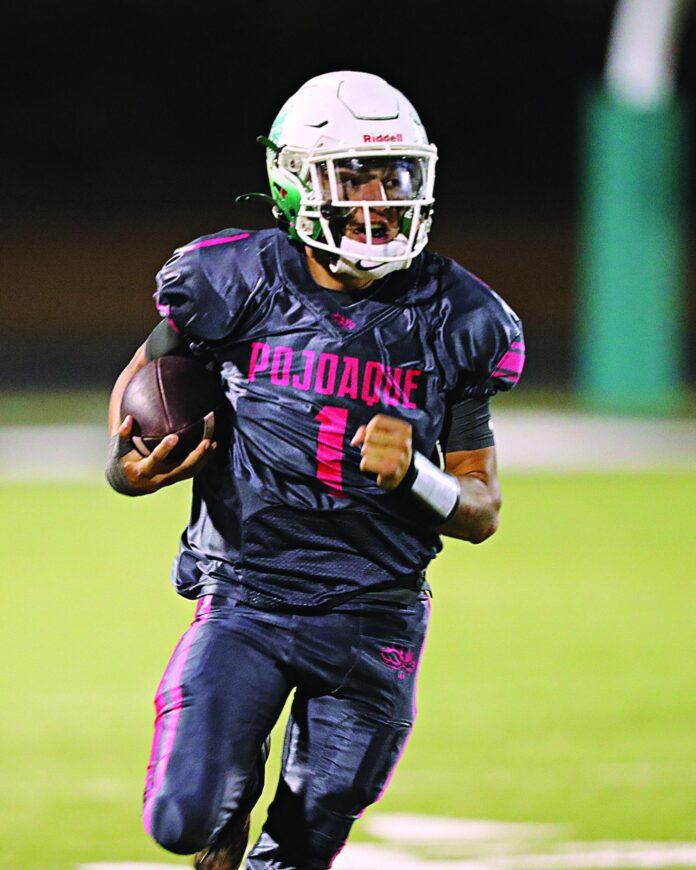 Pojoaque Valley senior quarterback Joshua Gonzales is looking to lead the Elks back to the Class 3A state playoffs and making a longer run this season.