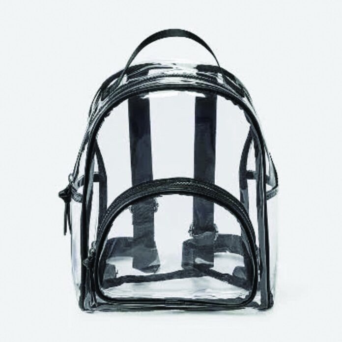Those attending district athletic events must adhere to a clear bag policy. Students with backpacks must have a clear backpack to be allowed in with their books and other belongings.