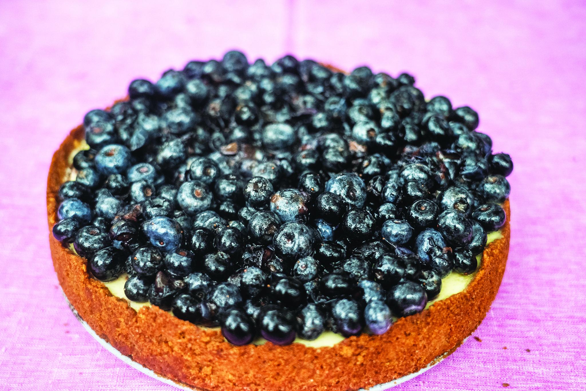Blueberries, Cake and Goat Cheese — Oh My!